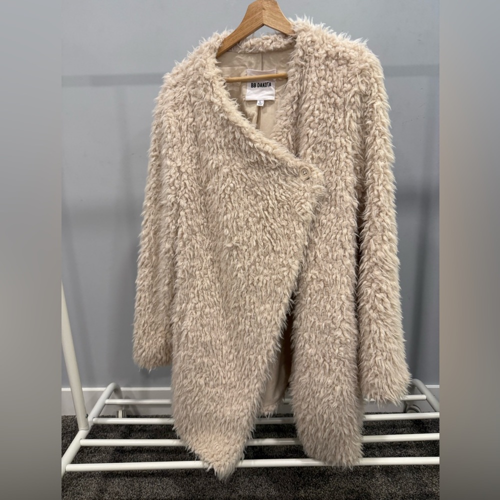 BB Dakota Cream Teddy Jacket